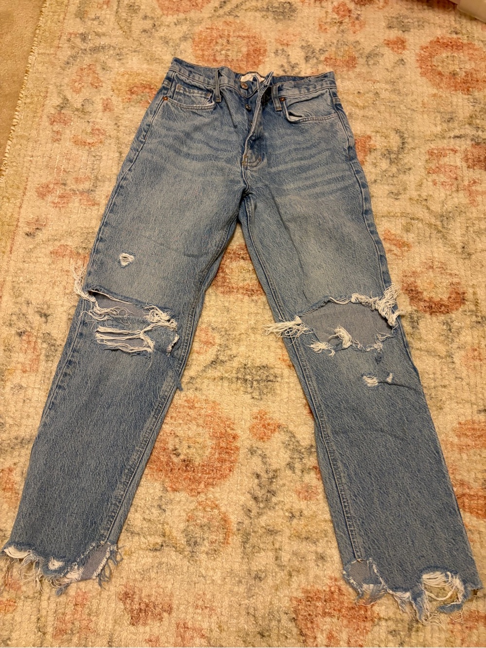 Free People Light Blue Distressed Women’s Jeans